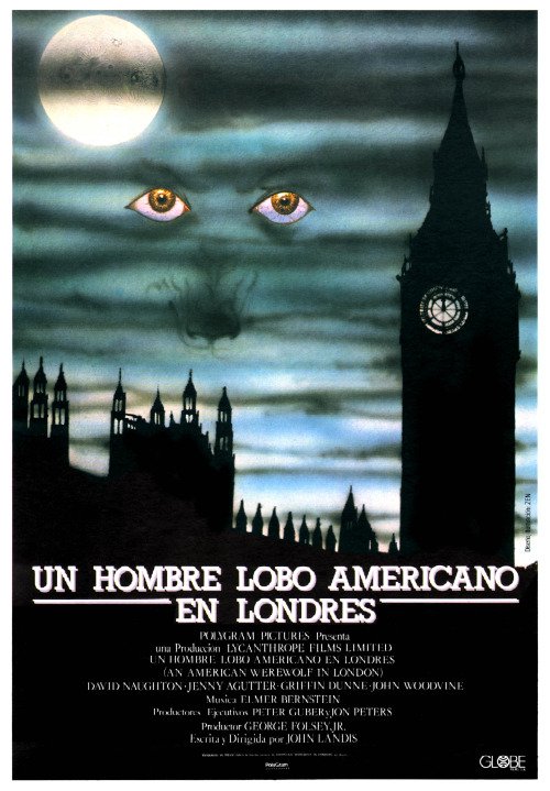 Un hombre lobo americano en Londres (An American Werewolf in London), 1981